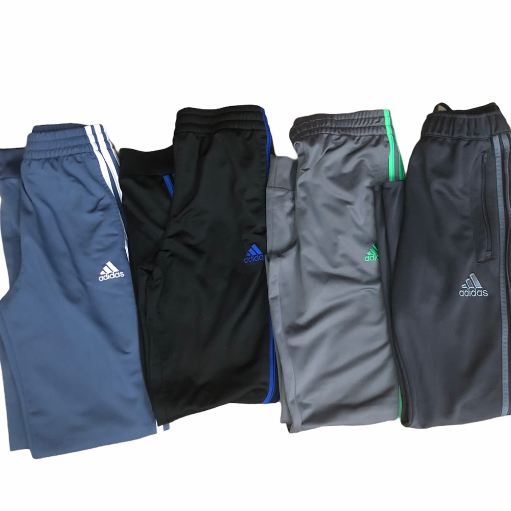 Lot of four Adidas Track Jogger Pants 14/16